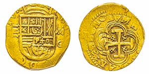 Spain, Felipe II 1556-1598
4 Escudos, ... 