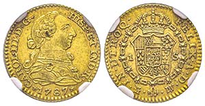 Spain, Carlos III 1759-1788
1 Escudo, 1787 M ... 