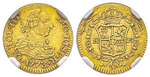 Spain, Carlos III 1759-1788
1/2 Escudo, 1773 ... 
