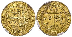 Henri VI, 1422-1453
Salut d’or, 2ème ... 