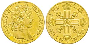 Louis XIII 1610-1643
Double Louis d’or ... 
