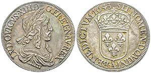 Louis XIII 1610-1643
Écu de 60 Sols, 2ème ... 