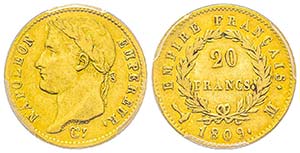 Premier Empire 1804-1814 
20 Francs, ... 