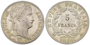 Premier Empire 1804-1814 5 Francs, Paris, ... 