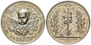 Louis XVIII 1815-1824
Médaille en argent ... 