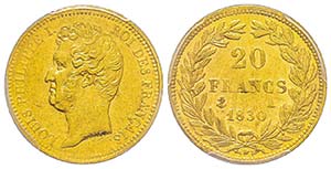 Louis Philippe 1830-1848
20 Francs tranche ... 