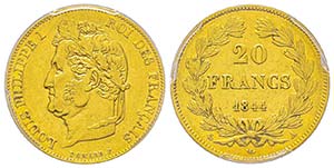 Louis Philippe 1830-1848
20 Francs, Paris, ... 