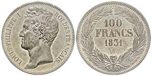 Louis Philippe 1830-1848
Essai de 100 Francs ... 
