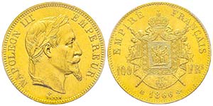 Second Empire 1852-1870
100 Francs, ... 