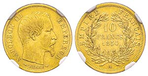 Second Empire 1852-1870
10 Francs, Paris, ... 