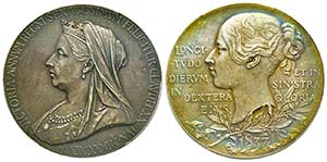 Victoria I 1837-1901
Médaille en argent, ... 