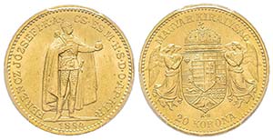 Hungary, Franz Joseph 1848-1916
20 Korona, ... 