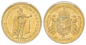 Hungary, Franz Joseph 1848-1916
10 Korona, ... 