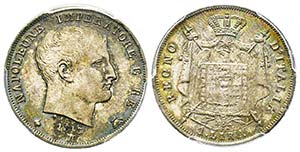 Royaume d’Italie 1805-1814
1 Lira, Milan, ... 