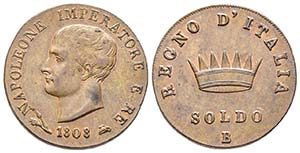 Royaume d’Italie 1805-1814
1 Soldo, ... 