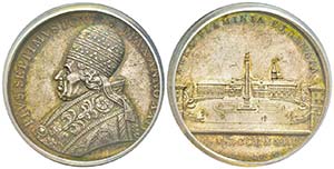 Pio VII 1800-1823
Medaglia in argento, ... 