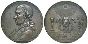 Leone XII 1823-1829
Medaglia, 1824, AN I, AE ... 