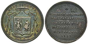 Sede Vacante 1829
Medaglia in argento, 1829, ... 