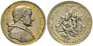 Gregorio XVI 1831-1846 
Medaglia in argento, ... 