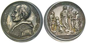 Leone XIII 1878-1903
Medaglia in argento, ... 