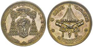Sede Vacante 1903
Medaglia in argento emessa ... 