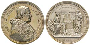 Pio X 1903-1914
Medaglia in argento, 1912, ... 
