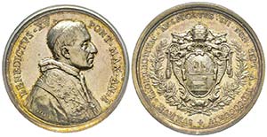 Benedetto XV 1914-1922
Medaglia in argento, ... 