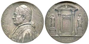 Pio XI 1922-1939
Medaglia in argento,     ... 