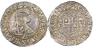 Italy - Savoy
Carlo I 1482-1490
Testone, II ... 