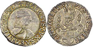 Italy - Savoy
Carlo I 1482-1490
Mezzo ... 