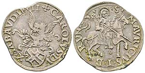 Italy - Savoy
Carlo II 1504-1553
5 Grossi o ... 