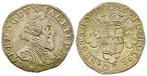 Italy - Savoy
Carlo Emanuele I 1580-1630
2 ... 
