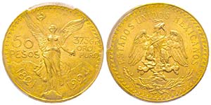 Mexico République, 50 Pesos, 1924, AU 41.66 ... 