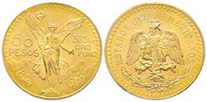 Mexico République, 50 Pesos, 1944, AU 41.66 ... 