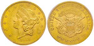 USA, 20 Dollars, Philadelphie, 1861, AU ... 