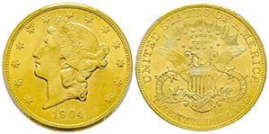 USA, 20 Dollars, Philadelphie, 1904, AU ... 