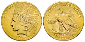USA, 10 Dollars, Philadephia, 1932, AU ... 