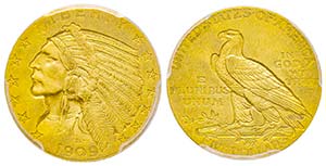 USA, 5 Dollars, New Orleans, 1909 O, AU ... 