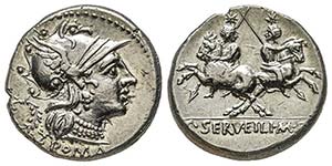 Gens Servilia - C. Servilius M.f Denarius, ... 