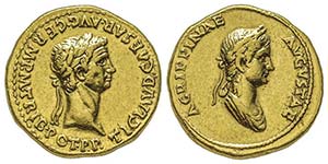 Claudius 41-54 Aureus, Rome, 50-54, AU 7.68 ... 