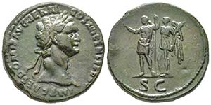 Domitianus 81-96 Sestertius, Rome, 92-94, ... 