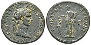 Nerva 96-98 Sestertius, Rome, 96, AE 19.2 g. ... 