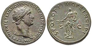 Traianus 98-117 Sestertius, Rome, 103-111, ... 