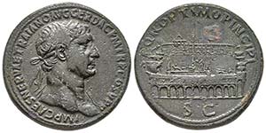 Traianus 98-117 Sestertius, Rome, 104, AE ... 