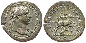 Traianus 98-117 Dupondius, Rome 98-117, AE ... 