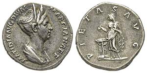 Traianus pour Matidia (fille de Marciana)  ... 