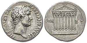 Hadrianus 117-138 Cistophorus de Nicomedia ... 