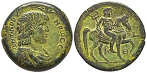 Hadrianus 117-138 Bronze Drachme, ... 