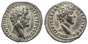 Antoninus Pius 138-161 Denarius, 140, AG ... 