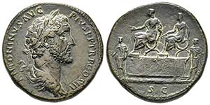 Antoninus Pius 138-161 Sestertius, Rome, ... 